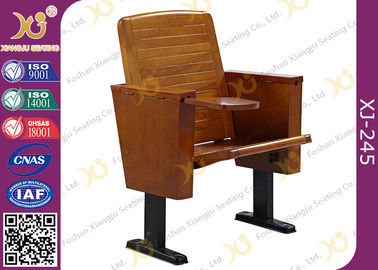 China Las sillas delgadas de la sala de conferencias de la pierna del metal con consolidan el pie derecho Seat de madera proveedor