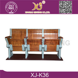 China Seat de madera y escritorio y silla traseros de la escuela con el marco de aluminio para la universidad proveedor