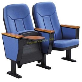 China Automático pliegue las sillas del auditorio de la tela con el tablero de escritura de madera/PP detrás y asiente el panel proveedor